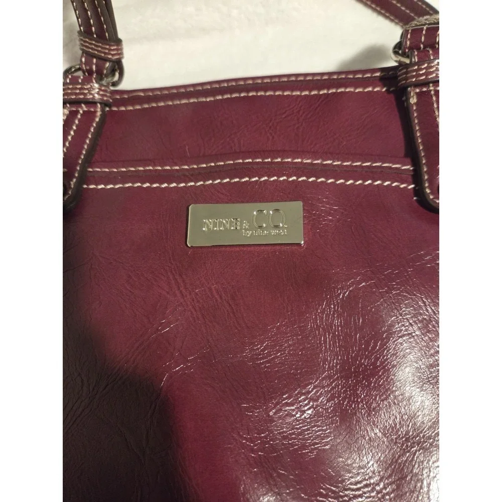 Nine & Co. Maroon Handbag‎